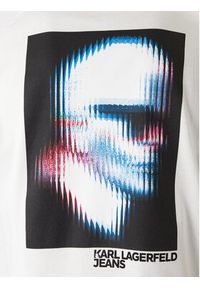 Karl Lagerfeld Jeans T-Shirt B1M17069 Biały Regular Fit. Kolor: biały. Materiał: bawełna #5