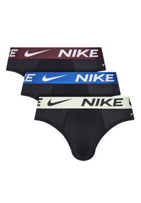 Nike Komplet 3 par slipów Essential Micro 0000KE1155 Czarny. Kolor: czarny. Materiał: syntetyk