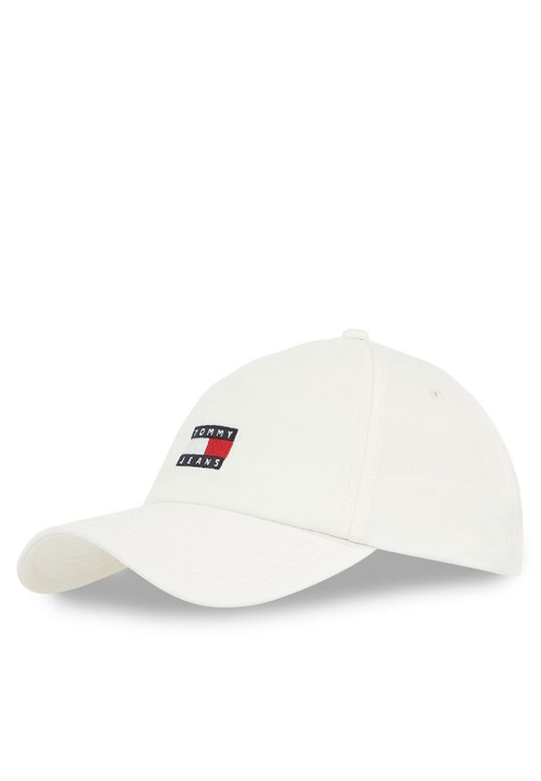 Tommy Jeans Czapka z daszkiem Tjw Heritage Core 5 Panel Cap AW0AW16991 Biały. Kolor: biały. Materiał: bawełna, materiał