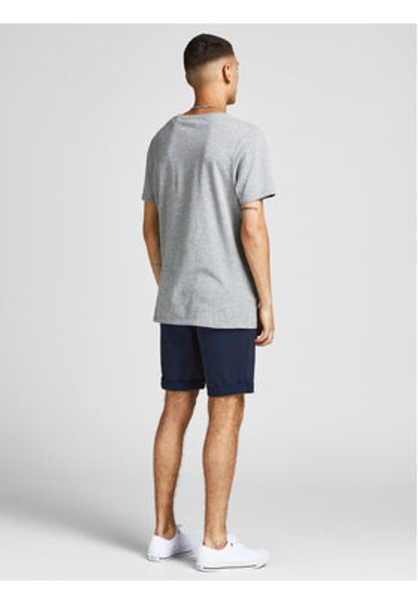 Jack & Jones - Jack&Jones Szorty materiałowe Dave 12182549 Granatowy Regular Fit. Kolor: niebieski. Materiał: bawełna