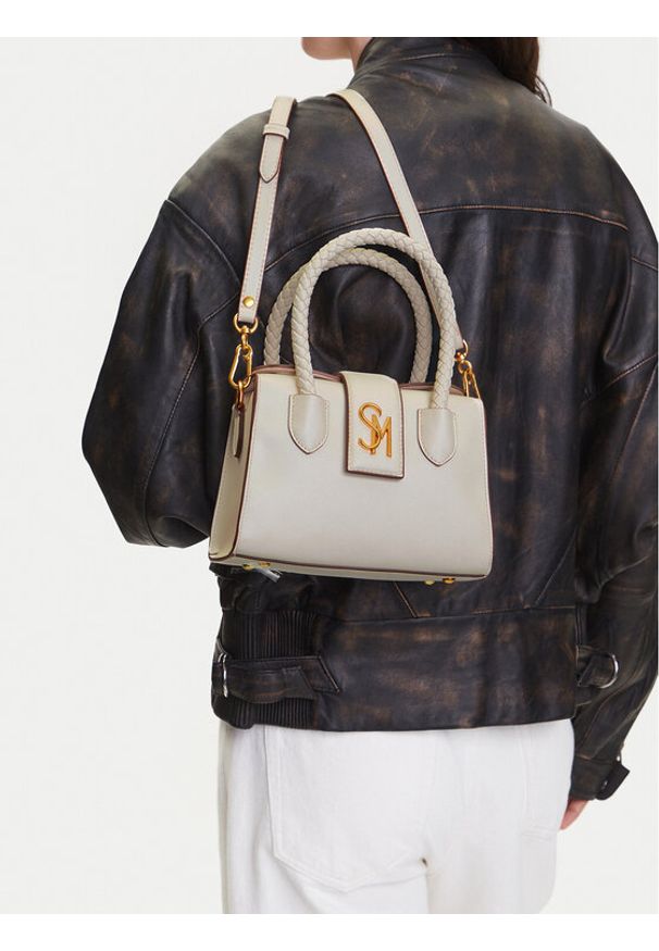 Steve Madden Torebka Bohan SM13001728 Écru. Kolor: kremowy. Materiał: skórzane