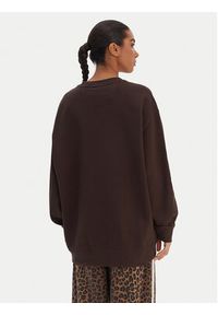 Adidas - adidas Bluza Essentials KD9120 Brązowy Oversize. Kolor: brązowy. Materiał: bawełna #4