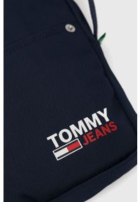 Tommy Jeans Saszetka kolor granatowy. Kolor: niebieski. Materiał: poliester