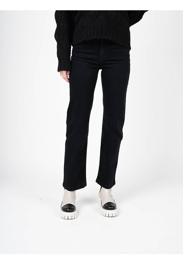Silvian Heach Jeansy "Regular" | CVA22050JE | Kobieta | Czarny. Okazja: na co dzień. Stan: podwyższony. Kolor: czarny. Styl: casual