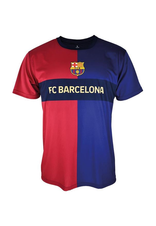 HOLIPROM - Strój piłkarski domowy dla dzieci FC Barcelona Home 24/25. Okazja: do domu. Kolor: niebieski, czerwony, wielokolorowy. Materiał: dresówka. Styl: sportowy, młodzieżowy