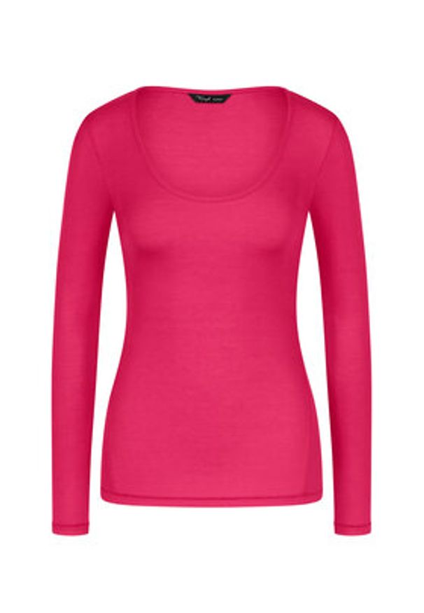 Triumph Koszulka piżamowa Bauty Layers 10225060 Różowy Slim Fit. Kolor: różowy. Materiał: lyocell