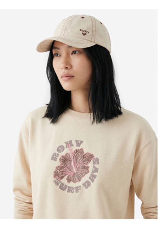 Roxy Czapka z daszkiem RX-W3-001-SS25 Beżowy. Kolor: beżowy. Materiał: materiał