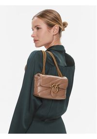 Pinko Torebka Love Baby Puff C AI 23-24 PLTT 100040 A0F2 Beżowy. Kolor: beżowy. Materiał: skórzane #4