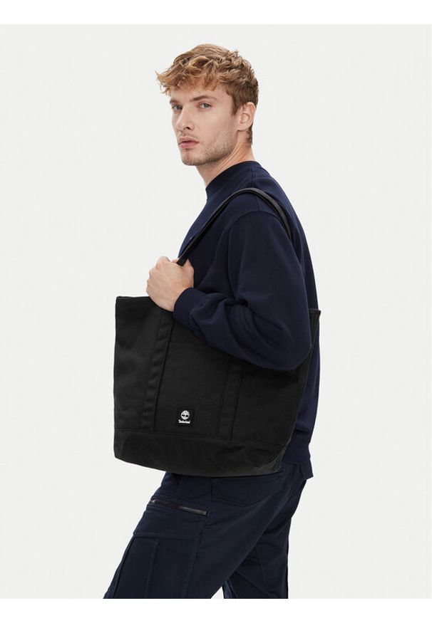 Timberland Torba Easy Tote TB0A5SWD0011 Czarny. Kolor: czarny. Materiał: materiał