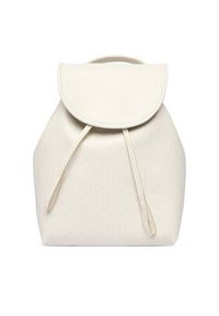 Calvin Klein Plecak Emblem Aop Mini Backpack LV04F3507G Biały. Kolor: biały. Materiał: skóra #2