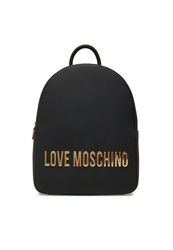 Love Moschino - LOVE MOSCHINO Plecak JC4193PP1NKD0000 Czarny. Kolor: czarny. Materiał: skóra