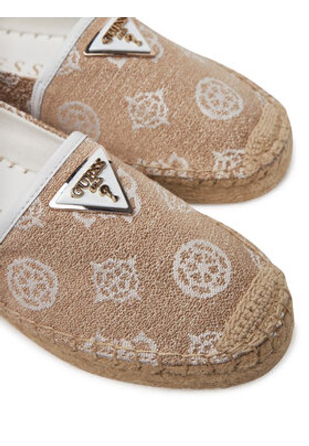 Guess Espadryle FLJDNN FAL14 Beżowy. Kolor: beżowy. Materiał: materiał