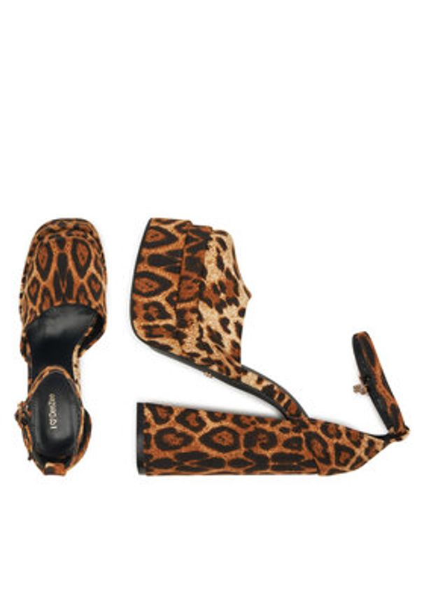 DeeZee Półbuty E3543-1A Kolorowy. Materiał: materiał. Wzór: kolorowy