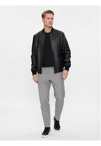 BOSS - Boss Kurtka skórzana Jogipi 50498511 Czarny Regular Fit. Kolor: czarny. Materiał: skóra #4