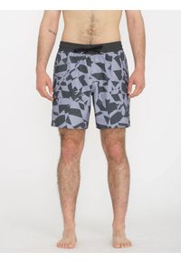 Spodenki kąpielowe męskie Volcom Stoney Trunk. Kolor: szary. Materiał: poliester