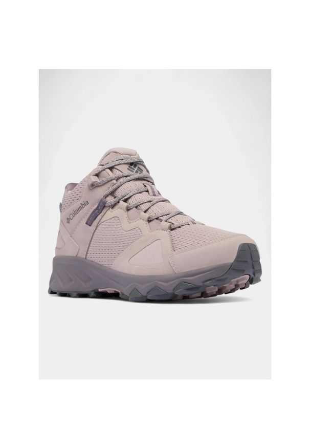 columbia - Buty turystyczne damskie Columbia Peakfreak Hera Mid Outdry. Kolor: wielokolorowy, szary, fioletowy. Styl: sportowy