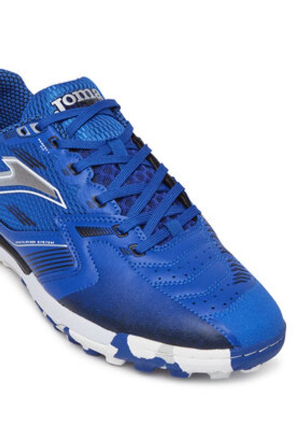 Joma Buty do piłki nożnej Liga 5 2505 LIGS2505TF Niebieski. Kolor: niebieski. Materiał: skóra