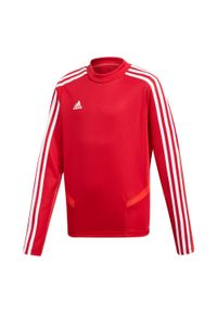 Adidas - Bluza piłkarska adidas Tiro 19 Training Top Junior D95939. Kolor: czerwony. Sport: piłka nożna