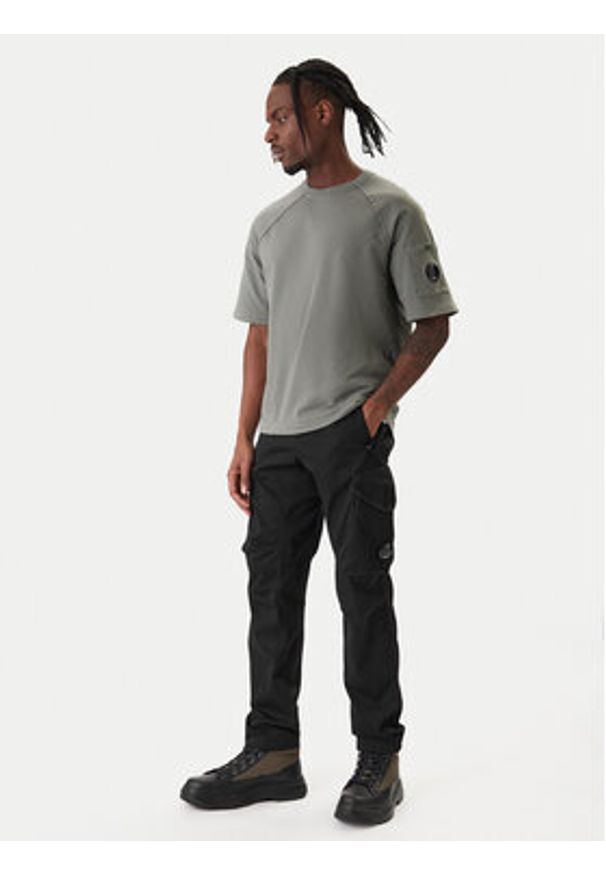 C.P. Company Spodnie materiałowe RSCMPA744A005694G Czarny Regular Fit. Kolor: czarny. Materiał: bawełna