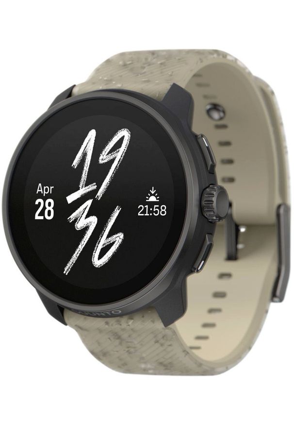 SUUNTO - Zegarek sportowy Suunto Race S Gravel Gray (SS051014000). Styl: sportowy