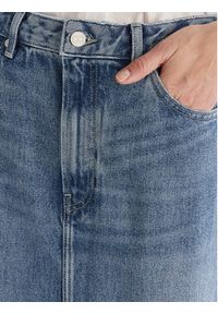 TOMMY HILFIGER - Tommy Hilfiger Spódnica jeansowa WW0WW46503 Niebieski Regular Fit. Kolor: niebieski. Materiał: lyocell #5