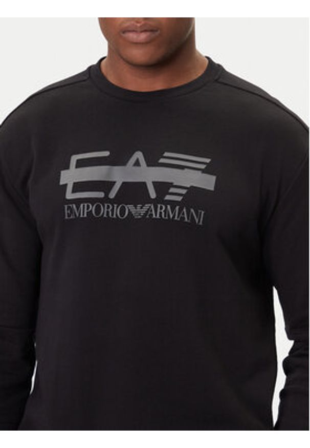 EA7 Emporio Armani Bluza 7M001122 AF12473 UC001 Czarny Modern Fit. Kolor: czarny. Materiał: bawełna