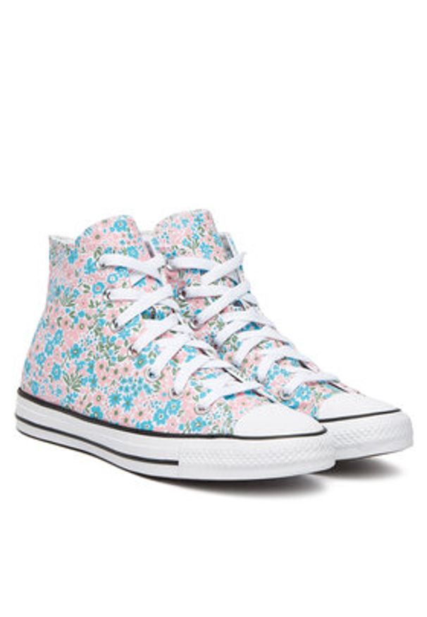 Converse Trampki Chuck Taylor All Star Mini Flowers A14980C Kolorowy. Materiał: materiał. Wzór: kolorowy