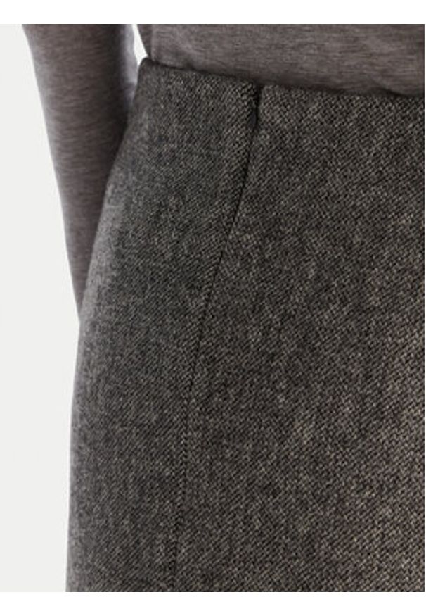 MAX&Co. Spódnica mini Ozone 2526106104200 Szary Regular Fit. Kolor: szary. Materiał: wełna