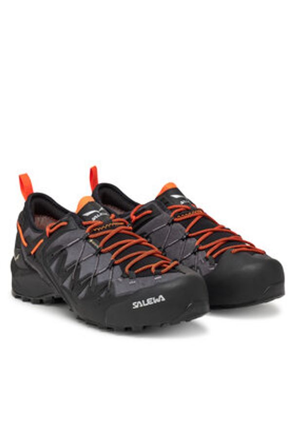 Salewa Trekkingi Wildfire Edge GTX 0000061375 Zielony. Kolor: zielony. Materiał: skóra, zamsz. Sport: turystyka piesza