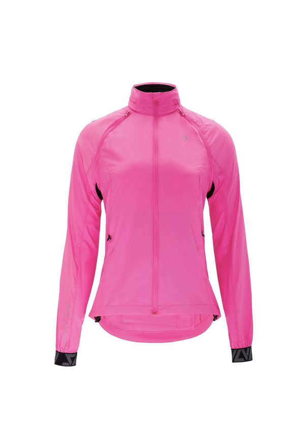 Kurtka wiatroszczelna damska Silvini Vetta odpinane rękawy. Kolor: różowy. Materiał: softshell. Sport: turystyka piesza