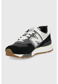New Balance sneakersy WL574PQ2 kolor czarny. Nosek buta: okrągły. Zapięcie: sznurówki. Kolor: czarny. Materiał: guma. Model: New Balance 574