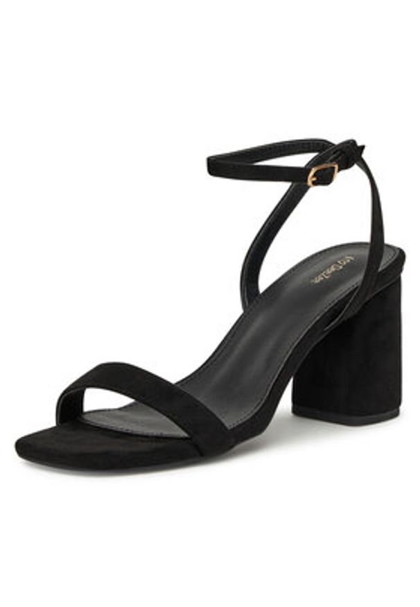 DeeZee Sandały XHS831-1 Czarny. Kolor: czarny. Materiał: materiał