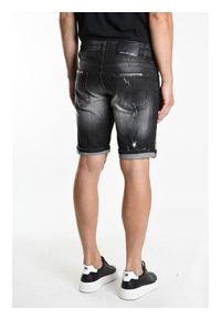 Xagon Man Szorty | P25032UM258Z | Mężczyzna | Czarny. Okazja: na co dzień, na spacer. Kolor: czarny. Materiał: bawełna, elastan. Długość: długie. Styl: vintage, klasyczny, elegancki, casual #4