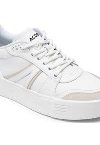 Lacoste Sneakersy L00107224SF Biały. Kolor: biały. Materiał: skóra