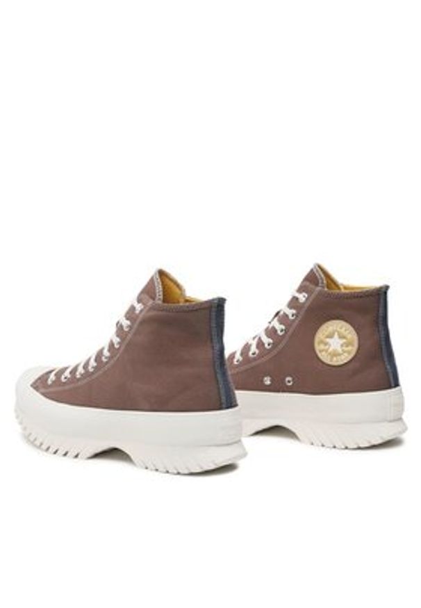 Converse Trampki Chuck Taylor All Star Lugged 2.0 Hi A03808C Brązowy. Kolor: brązowy. Materiał: materiał