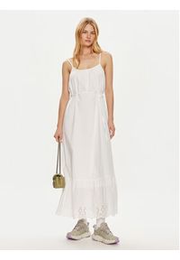 only - ONLY Sukienka letnia Lou 15313166 Biały Regular Fit. Kolor: biały. Materiał: bawełna. Sezon: lato #6