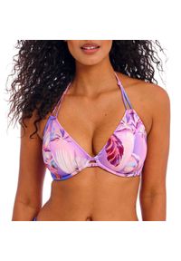 FREYA ACTIVE - Damski top do kostiumu kąpielowego Freya Miami sunset. Kolor: różowy, wielokolorowy, fioletowy