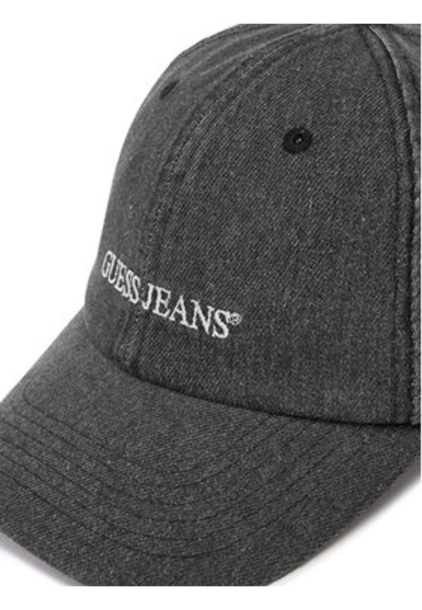 Guess Jeans Czapka z daszkiem M4BZ26 WF8V1 Czarny. Kolor: czarny. Materiał: bawełna