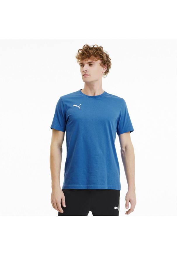 T-Shirt Puma Teamgoal 23 Casuals Tee 02 Dorosłych. Kolor: niebieski. Materiał: bawełna