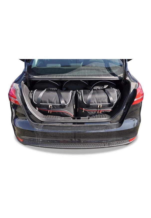 KJUST - Torby Do Bagażnika Ford Focus Limousine 2011-2018 5Szt Kjust. Kolor: czarny. Styl: sportowy