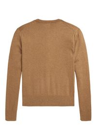 Polo Ralph Lauren Kardigan 211971871007 Beżowy Slim Fit. Typ kołnierza: polo. Kolor: beżowy. Materiał: bawełna #5