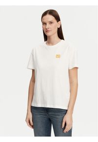 Marc O'Polo Denim T-Shirt 500 0005 916 Biały Relaxed Fit. Typ kołnierza: polo. Kolor: biały. Materiał: bawełna #1