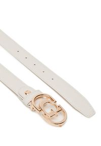 Guess Pasek Damski BW9269 P5330 Biały. Kolor: biały. Materiał: skóra