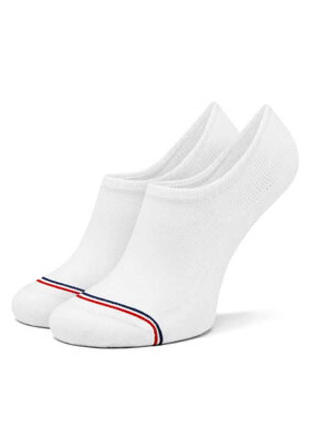 TOMMY HILFIGER - Tommy Hilfiger Zestaw 2 par stopek unisex 701228179 Biały. Kolor: biały. Materiał: bawełna
