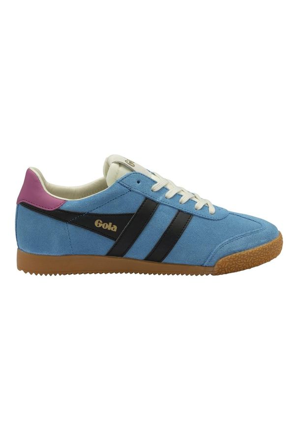 Buty do chodzenia damskie Gola Elan. Kolor: czarny, różowy, niebieski, wielokolorowy. Materiał: zamsz, materiał. Szerokość cholewki: normalna. Sport: turystyka piesza