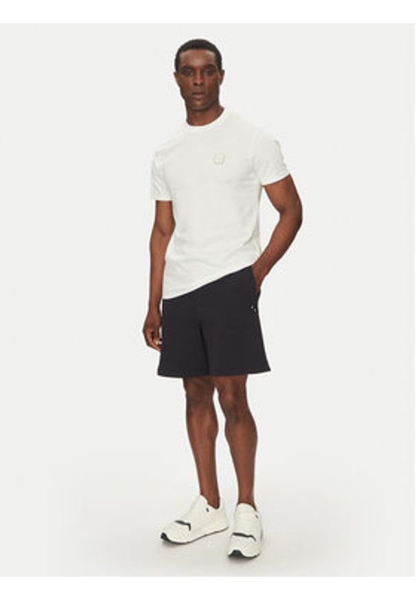 Armani Exchange Szorty sportowe XM000471 AF13109 UB101 Granatowy Regular Fit. Kolor: niebieski. Materiał: bawełna. Styl: sportowy