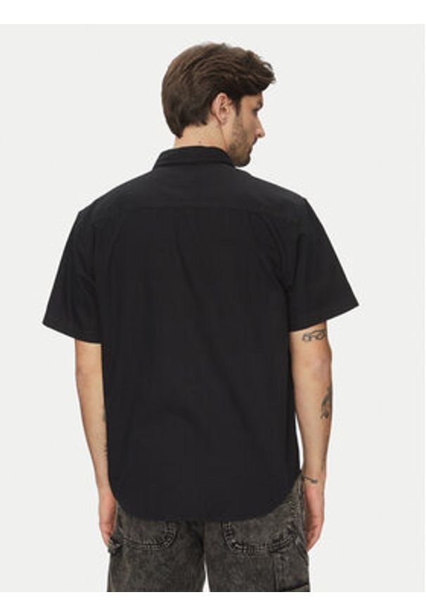 Vans Koszula Lawson Solid VN000M13 Czarny Regular Fit. Kolor: czarny. Materiał: bawełna