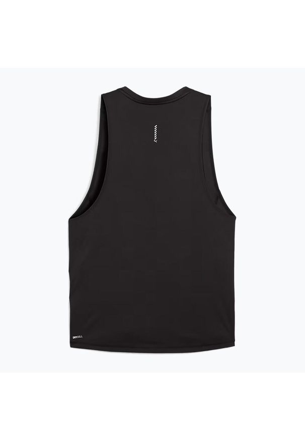 Puma - Koszulka do biegania męska PUMA Velocity Tank Poly. Kolor: czarny. Sport: bieganie