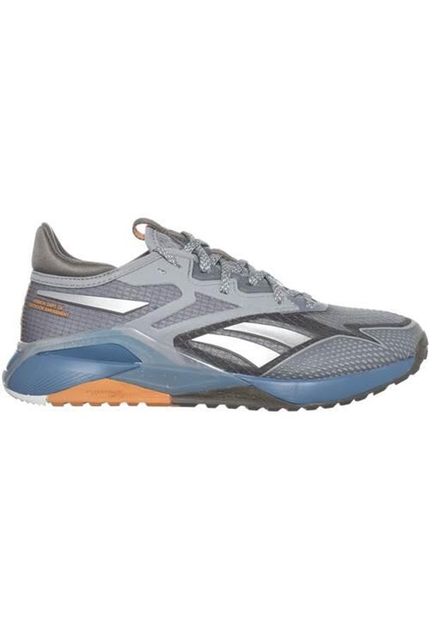 Buty do chodzenia damskie Reebok Nano X2 Tr Adventure. Zapięcie: sznurówki. Kolor: szary. Materiał: guma, syntetyk, tkanina, materiał. Szerokość cholewki: normalna. Sport: turystyka piesza