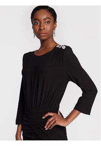 Ba&sh Sukienka koktajlowa Megan 1H22MEGA Czarny Slim Fit. Kolor: czarny. Materiał: wiskoza. Styl: wizytowy #3